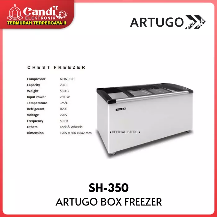BOX FREEZER SLIDING DOOR ARTUGO